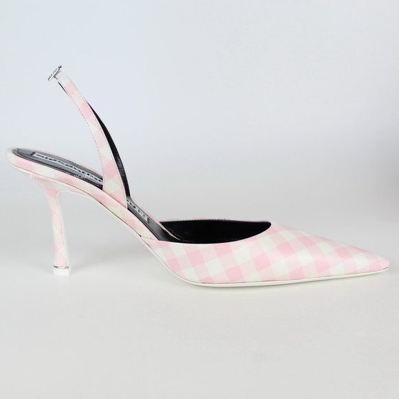 NEW ALEXANDER WANG Logo Embellished Heeled Pumps - Picture 8 of 15